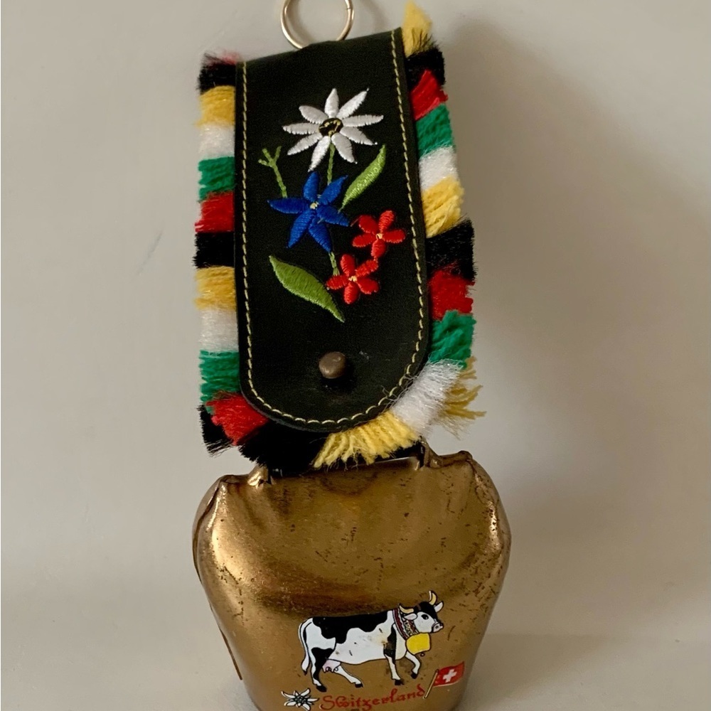 Vintage Switzerland Cow Dairy Milk Brass Bell